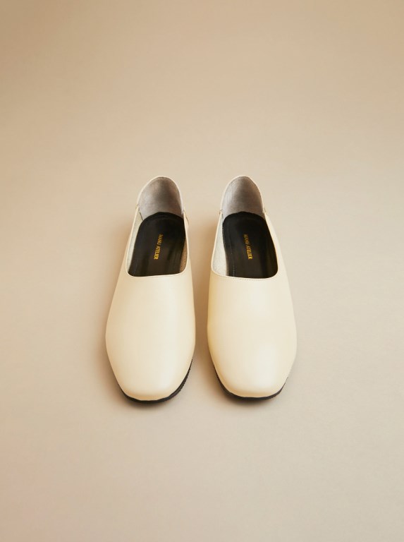 Women Manu Atelier Manu Ballet Flats Light Yellow | XTRDF-1382